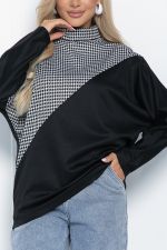 Блуза Нелли (черная) Б11250 LT Collection