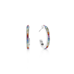 Серьги Coeur de Lion Multicolour Silver 0139/21-1517 цвет мультиколор, серебряный