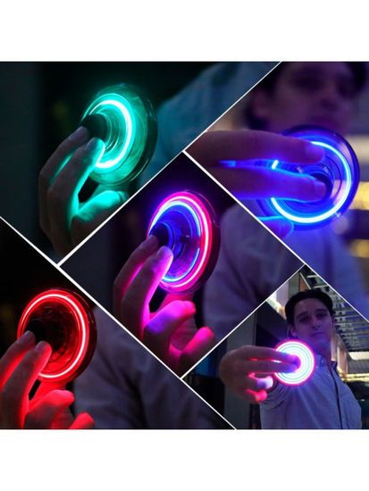 Летающий спинер бумеранг (светится)