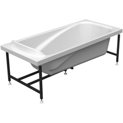 Акриловая ванна Radomir Vanessa (Радомир Ванесса) Роза 169х77, с каркасом