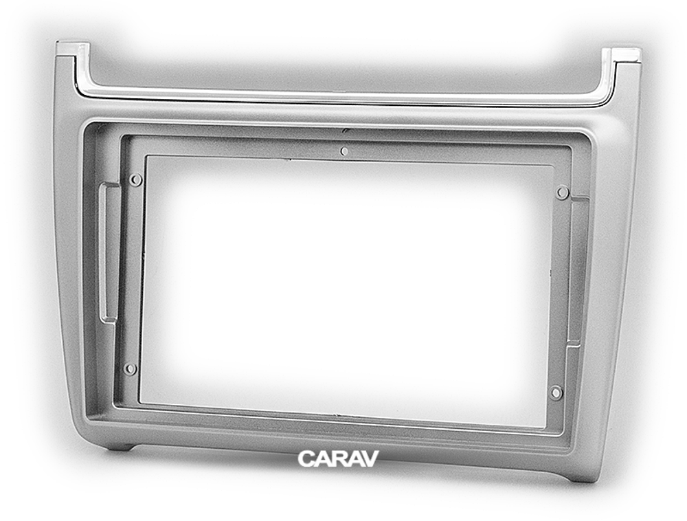 Комплект рамки с разъёмами 9" VW Polo 5 2009-2020 серебро мат - Car-Smart 8080S