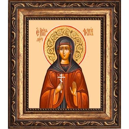 Ирина Фролова преподобномученица, послушница. Икона на холсте.