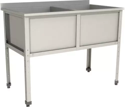 Ванна моечная двухсекционная RESTOINOX ВМС-2/6-Б-ЭН