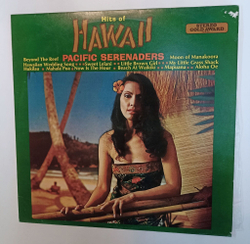 Винтажная виниловая пластинка LP Pacific Serenaders Hits Of Hawaii (UK 1970)