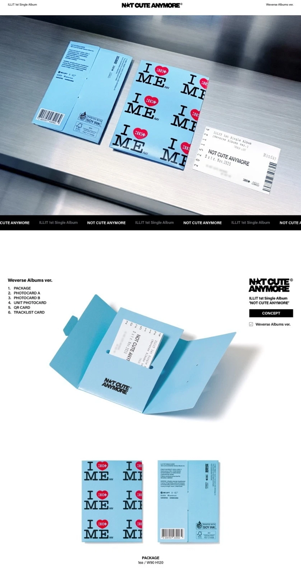 Альбом ILLIT - NOT CUTE ANYMORE [Weverse Albums ver.]