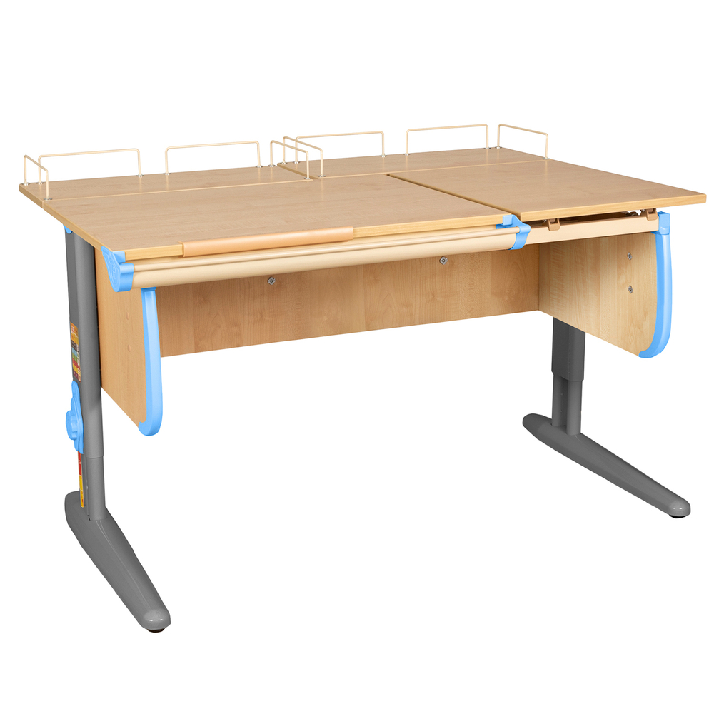 Растущая парта  Дэми СУТ 25 с задними полками СУТ.15.210 (1200×880 мм)