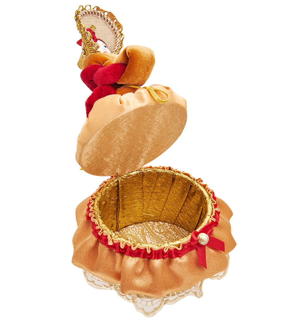 Народные промыслы RK-734/ 3 Кукла-шкатулка «Дама с муфтой»