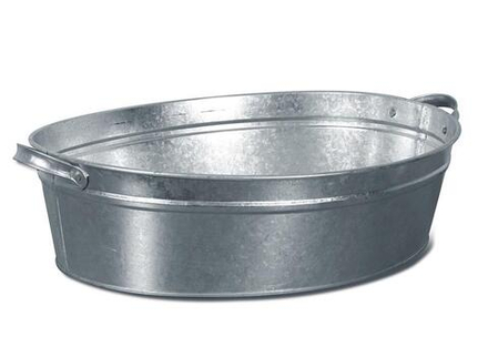 Таз оцинкованный 23л