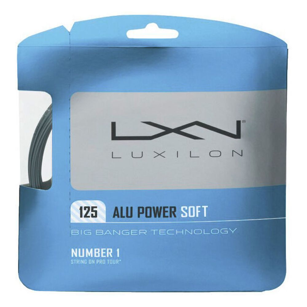 Струны теннисные Luxilon Alu Power Soft String Set 12,2m - Silver