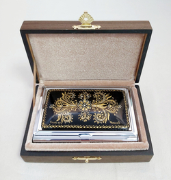 Визитница "Орнамент" №2 (роспись Палех)