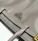 Кожаная большая сумка Prada Bonnie цвет оловянный
