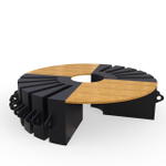 Велопарковка-скамейка Round-B