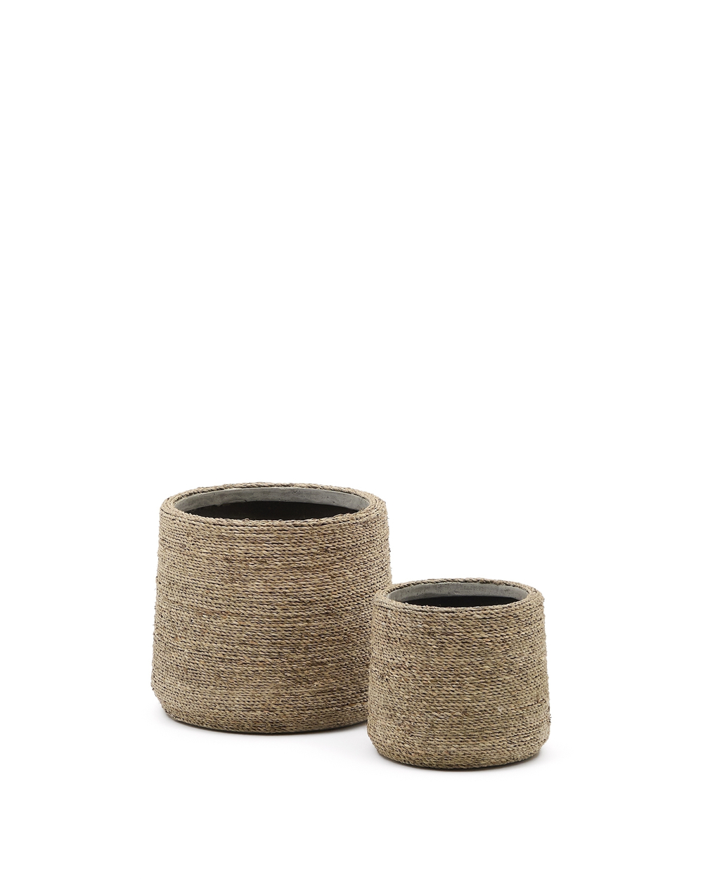 Набор Sigal из 2 цементных горшков для растений Ø 24 см / 31 см