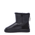 Угги Mini Zip Metallic Black