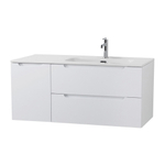 Подвесная тумба с раковиной BelBagno ETNA 120 Bianco Lucido правая, ETNA-1200-2C-1A-SO-BL-R + BB1200ETL-R
