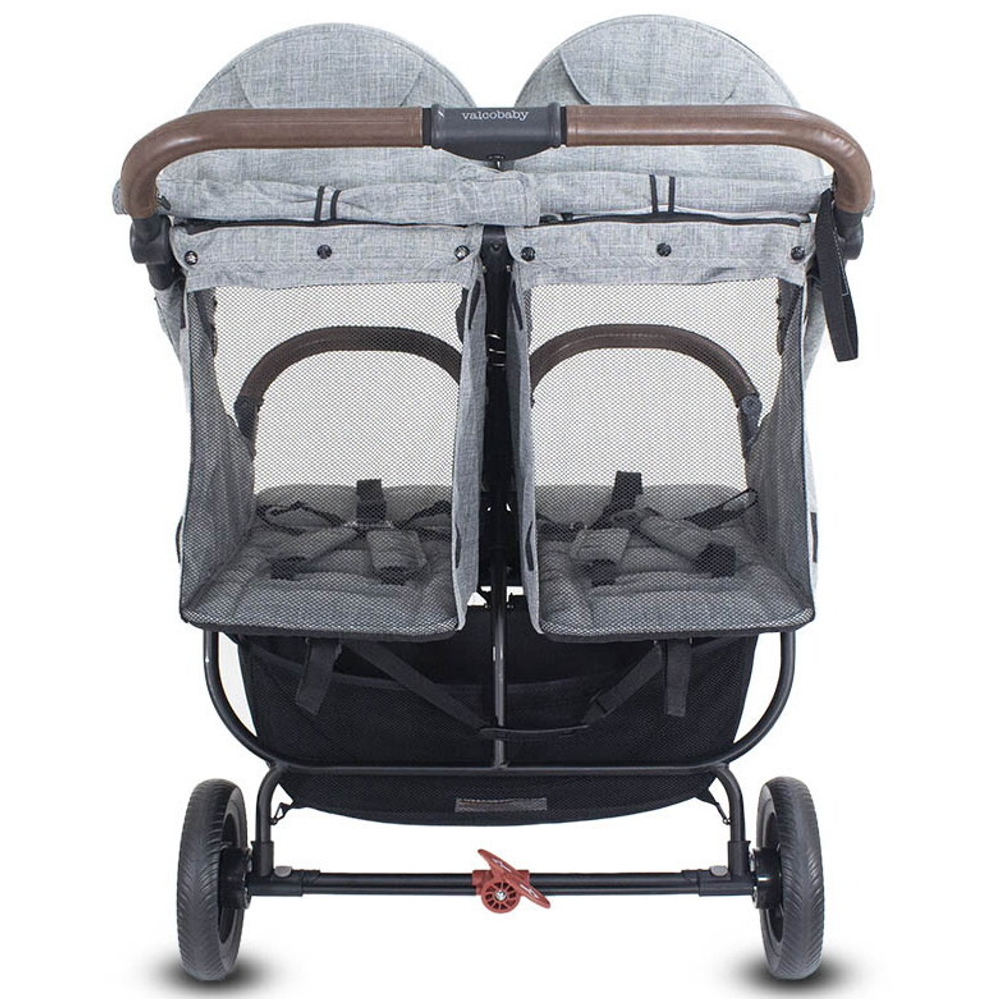 Детская прогулочная коляска для двойни Valco baby Snap Duo Trend Grey Marle