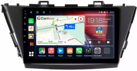 Магнитола для Toyota Prius Alpha 2011-2021 (правый руль) - Canbox 9-TO296N Qled, Android 10, ТОП процессор, SIM-слот
