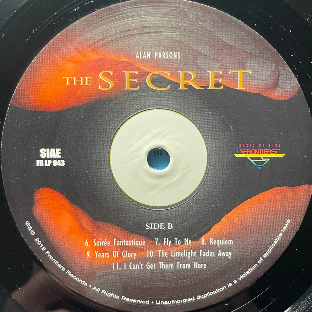Alan Parsons ‎– The Secret (Европа 2019г.)