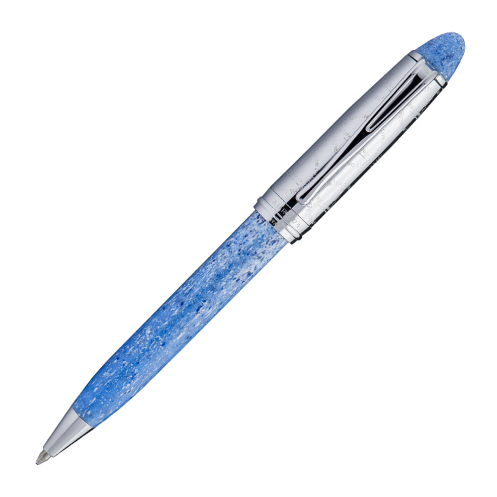 Шариковая ручка Aurora Ipsilon Religiose blue Chrome CT, в подарочной коробке