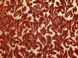 Шенилл Бланк цветы бордо