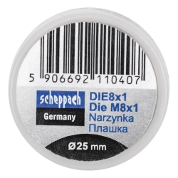 Плашка M8x1/Ф25 Scheppach Sch-DIE8x1
