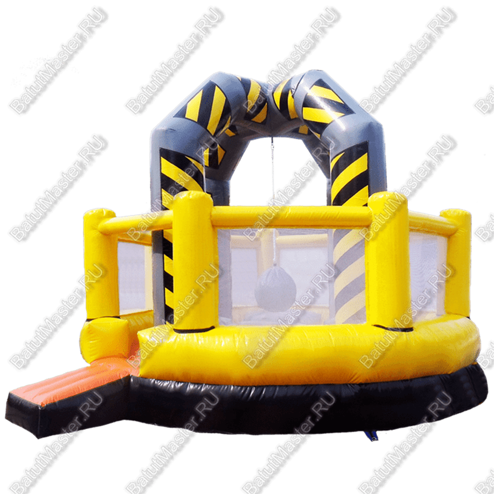 Коммерческий надувной батут "Разрушающий шар"