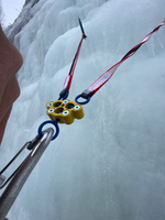 Вертлюг тройной разборный, самостраховка 2шт. Dyneema 12mm, L-100 / Al / t-50 / 10kN / W-110g