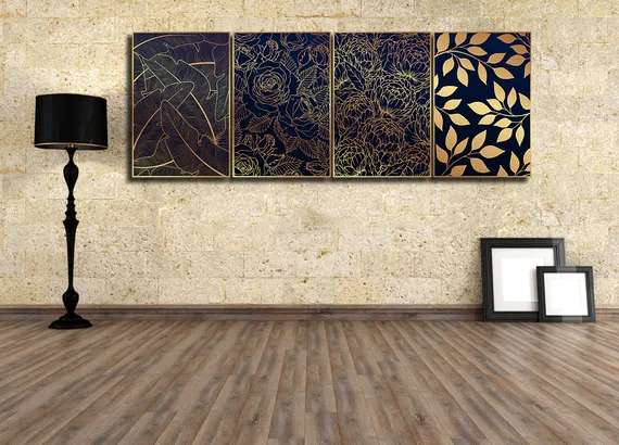 Модульная картина "Черное золото"