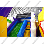 Коммерческий батут "Белый клык" с механизированной головой, размер 6*6*4 м