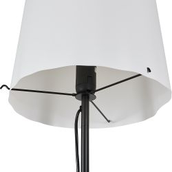 UML-T510 E27 BLACK-WHITE Торшер напольный под лампу Е27. 60W. Черный-Белый. ТМ Uniel