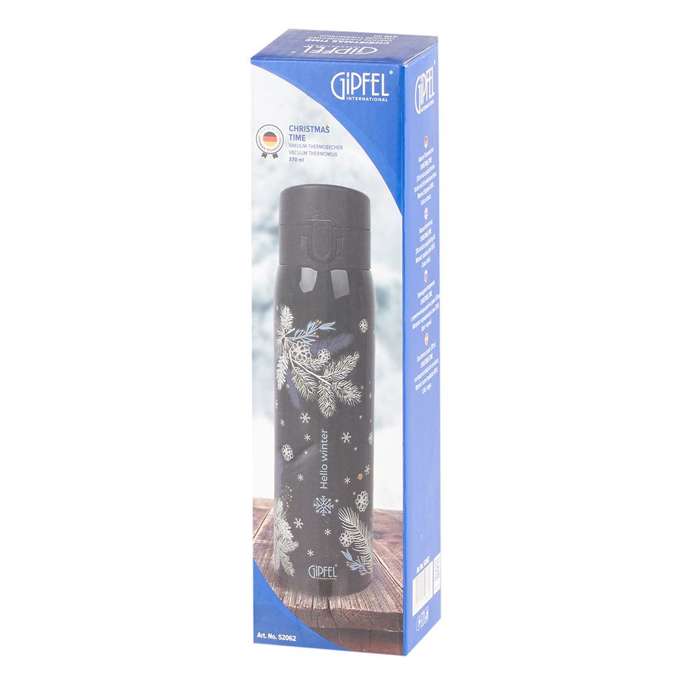 Термокружка вакуумная Gipfel Christmas Time 52062 370 мл