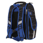 Ранец разборный "Машина" 25*14*33 см с ортопедической спинкой. 1 отделение, 3 кармана