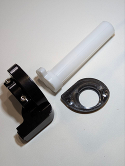 Короткоходная ручка газа для мотоцикла на руль 22-24мм