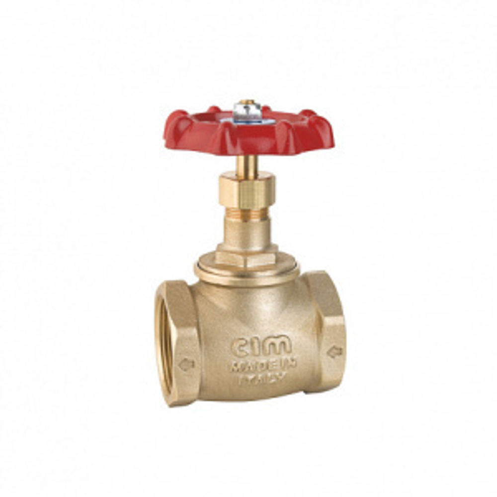 Клапан запорный 1/2", ВР-ВР, PN10, с металлическим седлом Cimberio