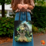 Сумка шоппер с принтом Genshin Impact