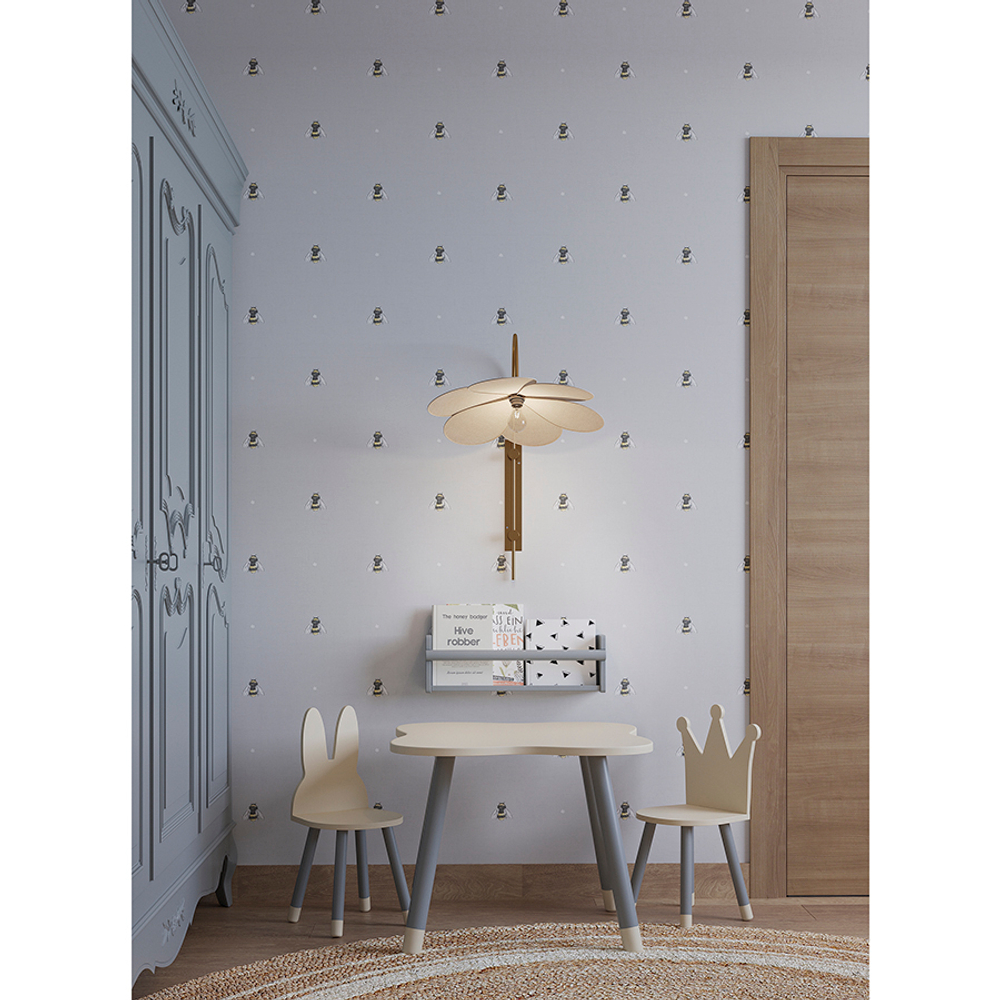 Светильник настенный kamille, 55х67 см, бежевый