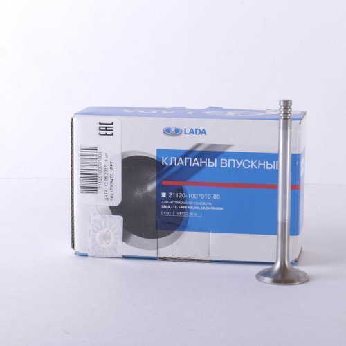 Клапан двс ВАЗ 2112 впускной 4шт Лада Имидж