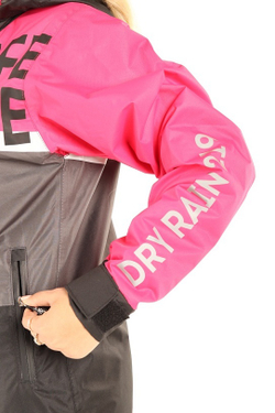 Dry Rain Дождевая куртка / Женская / Черно-розовая