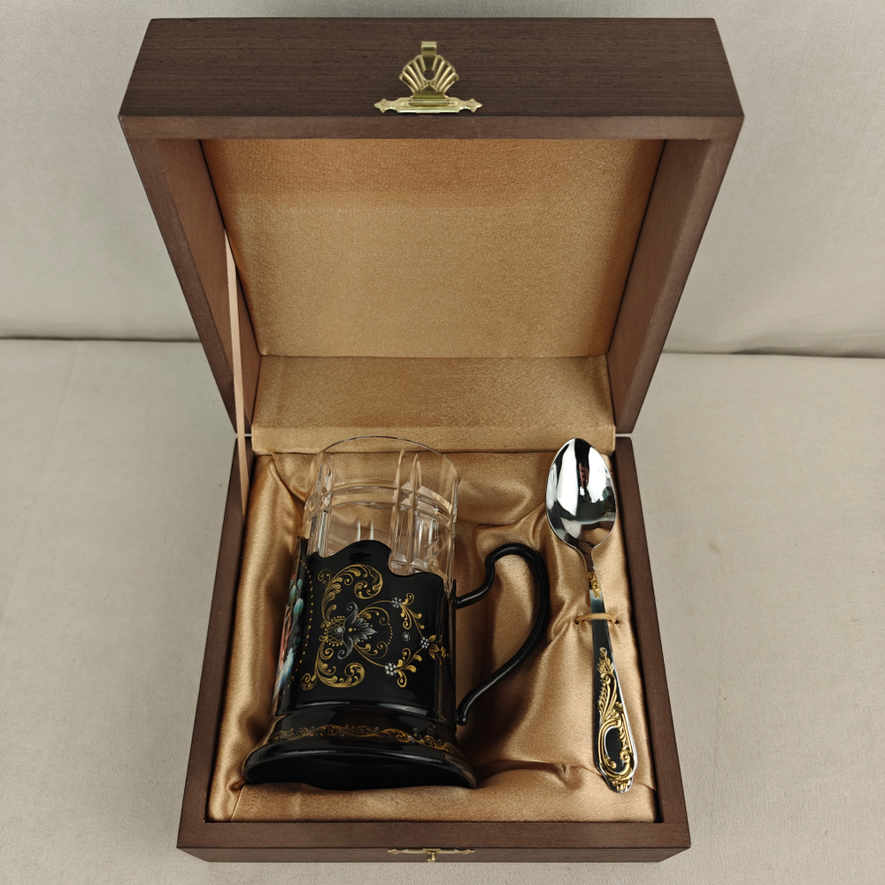 Чайный набор "Снегурочка" (Ручная роспись Палех)