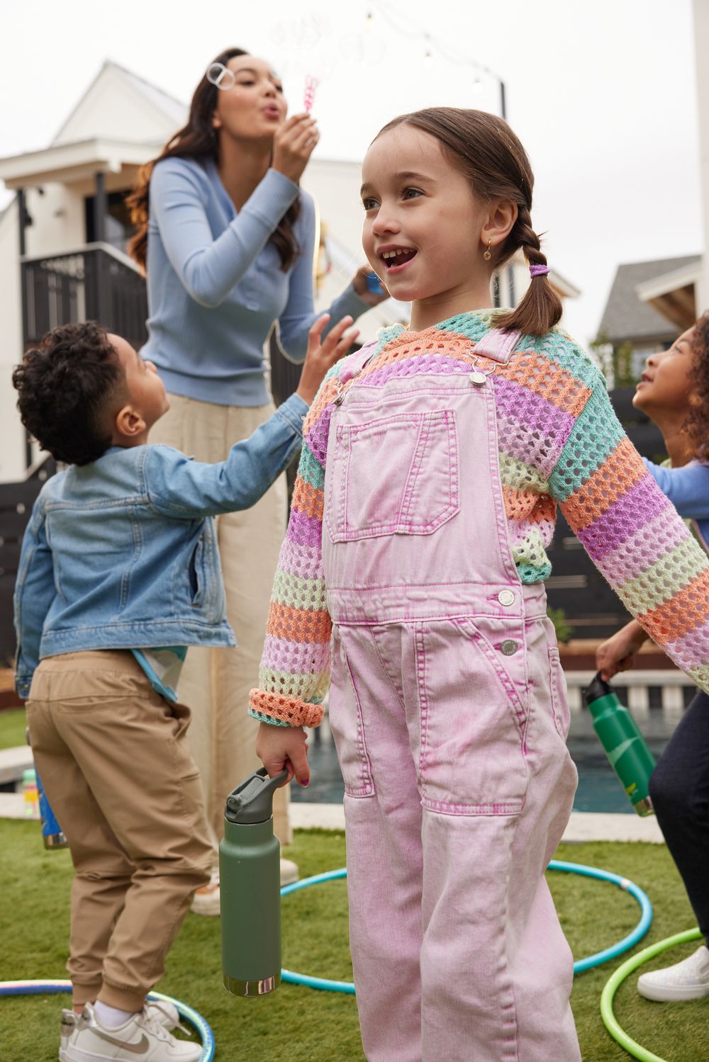 Детская термобутылка Klean Kanteen Insulated Kid Classic Flip Sport 12oz (355 мл) Mountain Scape