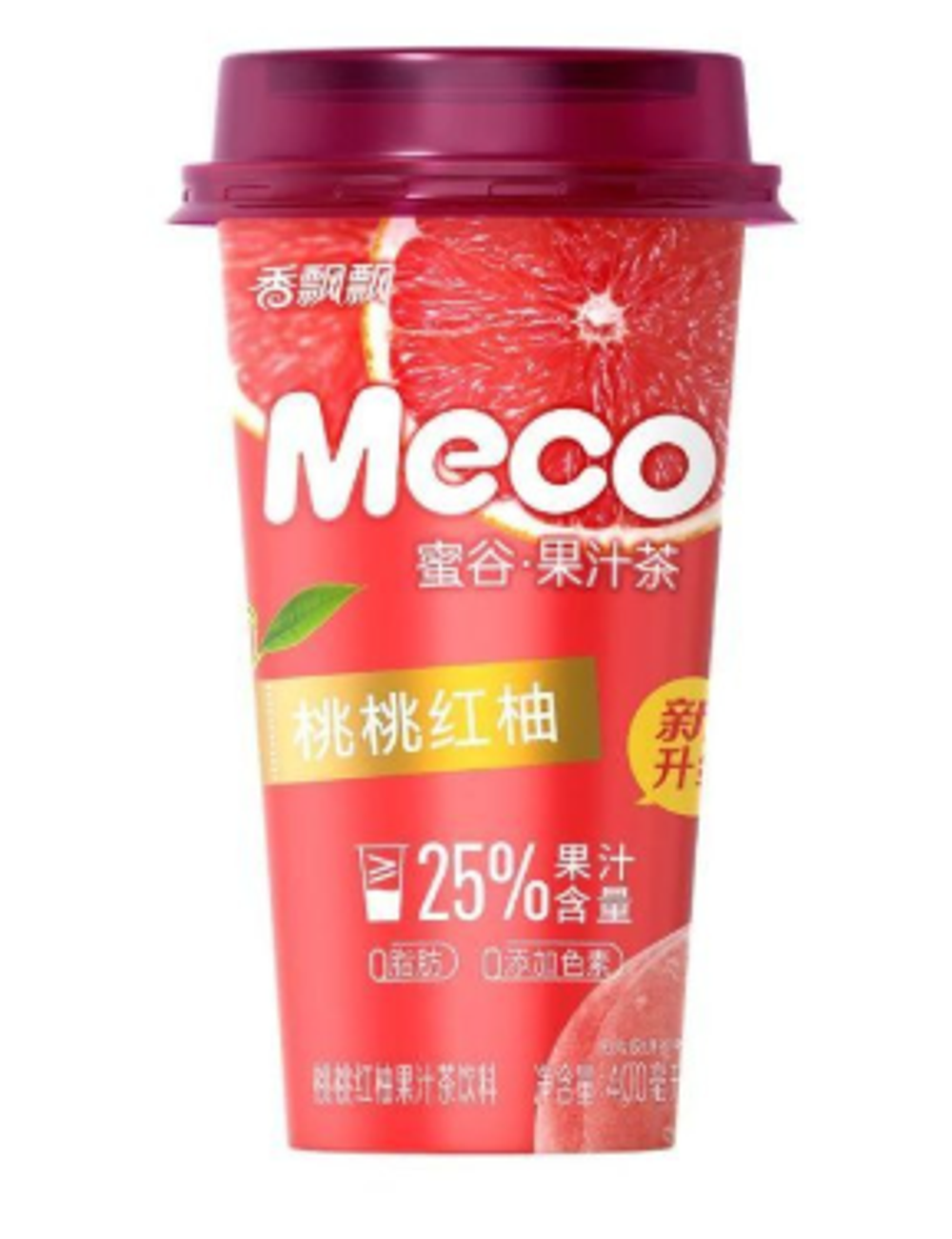 Фруктовый чай Meco со вкусом грейпфрут персик 400мл