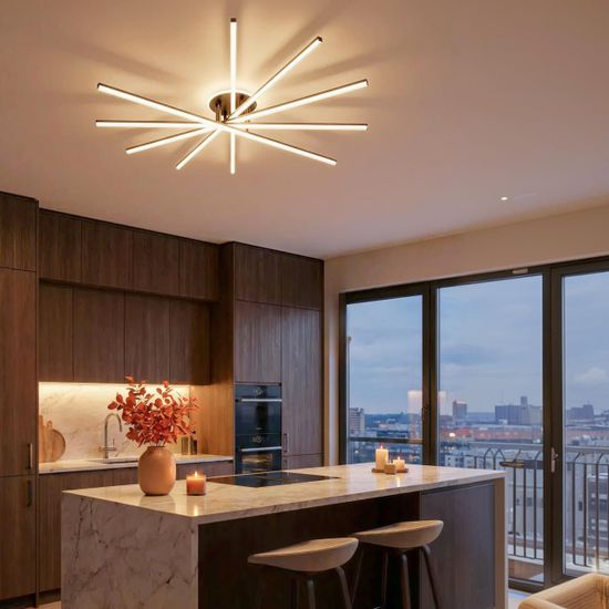 CL203651 TRENT Черный Люстра