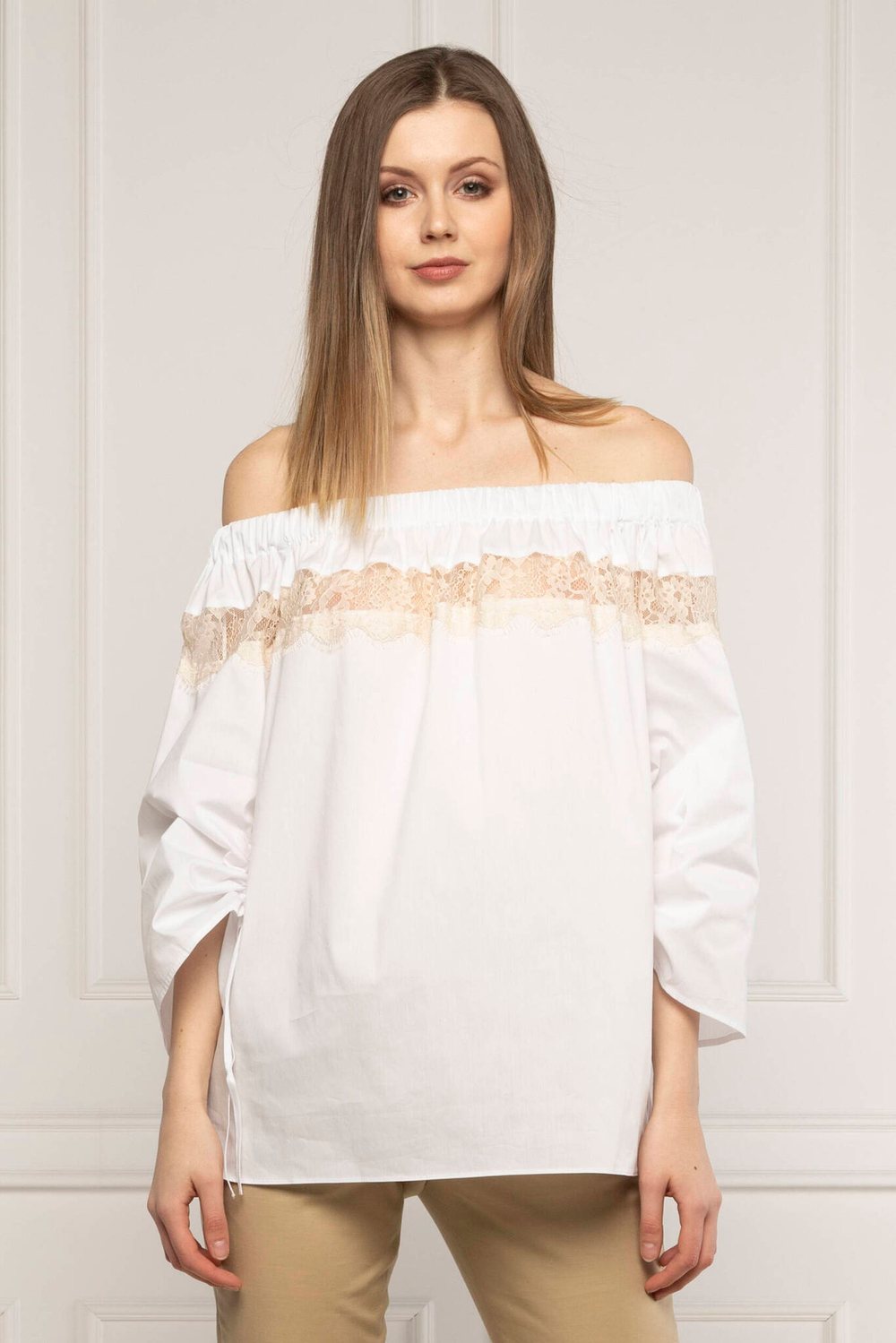 Блузка My Twin - белый(201MT210C)