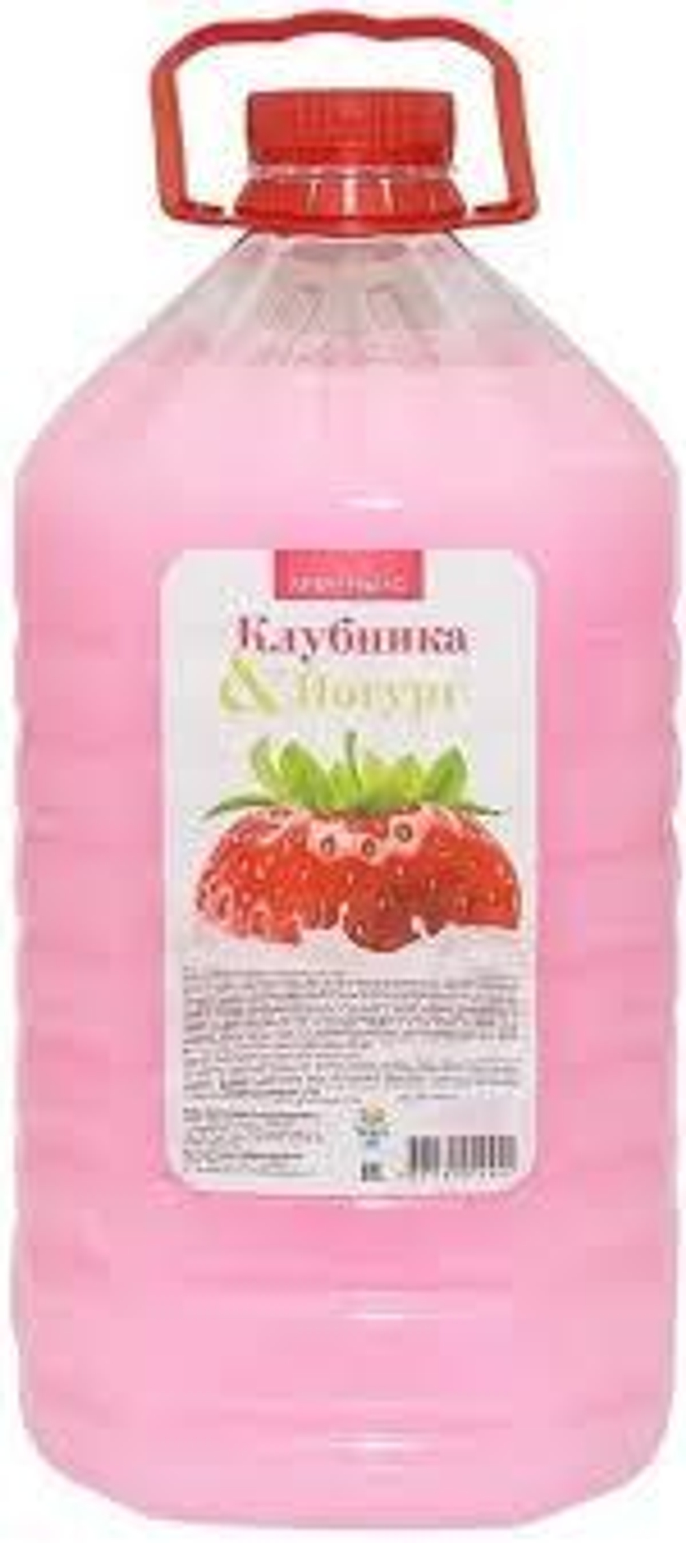 Жидкое мыло 5л Чистый дар Клубника и йогурт