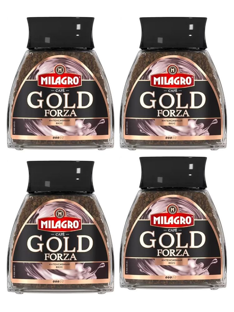Кофе растворимый Milagro Gold Forza 95 г x 4 шт