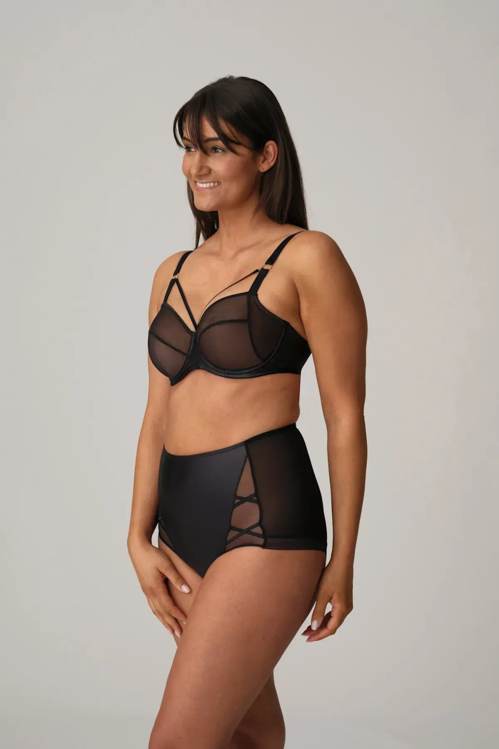 PRIMADONNA Twist Zipolite Бюстгальтер с полной чашкой, черный