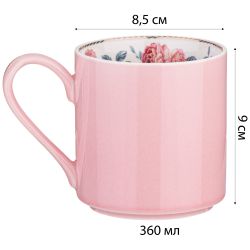 КРУЖКА LEFARD "BLOSSOM" 360 МЛ (КОР=48ШТ.)