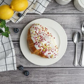 Тарелка круглая 21 см,фарфор "NOBLE" серия "IMPRESS"