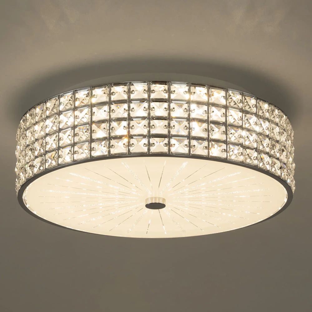 Citilux Портал CL32415G1 LED RGB Люстра хрустальная с пультом Хром