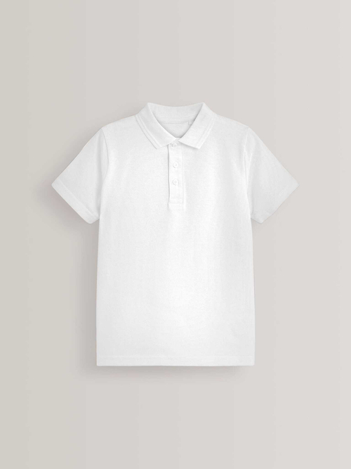 Поло школьное для мальчика Next 631-025, 5 шт., Белый